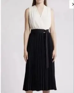 最終値下げ大きめサイズ　Anne Klein プリーツワンピース