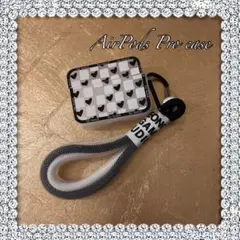 ✦·.⋆ 在庫処分‼︎ハート柄ストラップAirPods Pro case ⋆.·✦