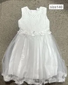 子供ドレス size140 白