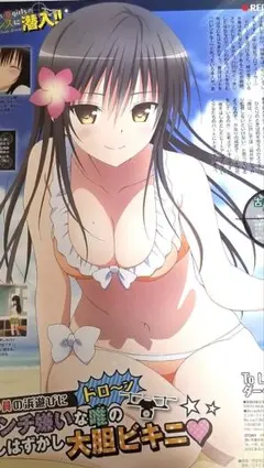 To LOVEる -とらぶる- 古手川唯 アニメディア切り抜き記事