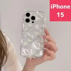 iPhone15 可愛い スマホケース おしゃれ キラキラ クリア 人気