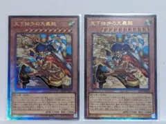 天下独歩の大義賊 2枚セット 遊戯王 レリーフ - メルカリ
