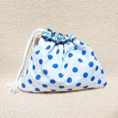 5.青水玉の巾着袋