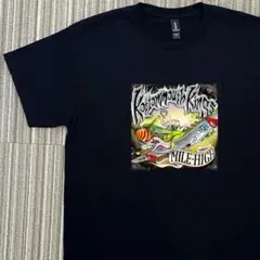 コットンマウス・キングス フォトプリント Tシャツ コットン ブラック LL