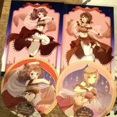 ぽ*中様 学マス　アニメイトカフェ　学園アイドルマスター　花海咲季　花海佑芽　姫