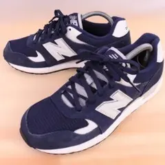 New Balance 570 紺白スニーカー US8/26.0cm a202
