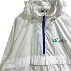 NIKEナイキ SB アノラック パーカー ジャケット ホワイト白USED XL