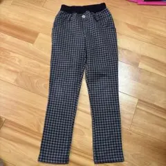 キッズ　長ズボン　女の子　130cm 裏起毛