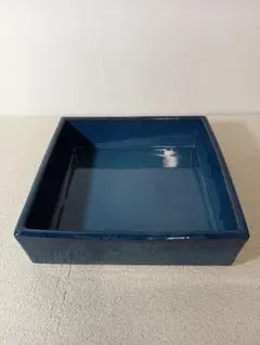 華道 水盤 長方形 青釉 花器 生け花 約39cm 華道具 陶器 - メルカリ
