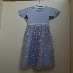 any FAM 半袖ワンピース 130 水色