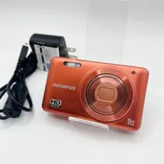 美品・返品保証】オリンパス OLYMPUS VG-120 レッド - メルカリ