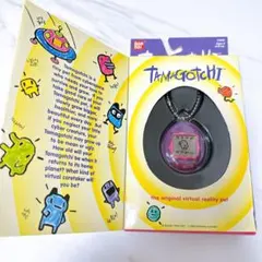 BANDAI たまごっち 紫 パープル 動作確認済 当時 海外版 レア ジャンク