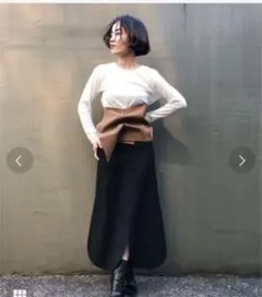 新品 ameri vintage タグ付き カットソー ブラウンコルセット