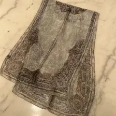未使用　エトロ　シルクスカーフ　シフォンストール　ショール