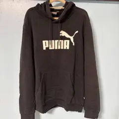 PUMA ブラック フード付きパーカー