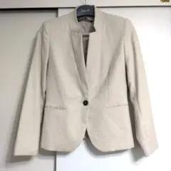 ザラ 変形カラージャケット　ベージュ