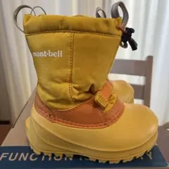 mont-bell スノーブーツ 15cm イエロー