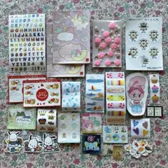 シール おすそわけ シールまとめ売り キキララ ポチャッコ ちいかわ 大量