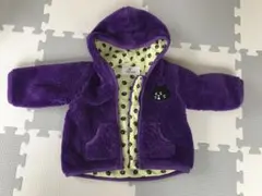 ネネット　にゃー　ベビー　アウター　ジャンパー　70 紫　パープル　Ne-net