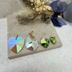 18.285【ペンダントトップ】ネックレス　ハンドメイドパーツ　クリスタル