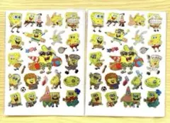 スポンジボブ SpongeBob ステッカー　シール　キラキラ(No.160)