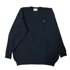 TINA：JOJUN エンブレム付き ユニセックスオーバーニット