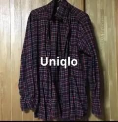 レディース UNIQLO 男女共用　ネルシャツ　ユニクロ
