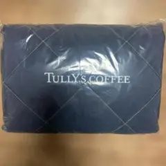 TULLY'S COFFEE キルティングブランケット ネイビーのサムネイル