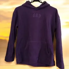 GAP 紫 パーカー フロントポケット付き