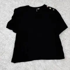 H&M DIVIDED 黒 半袖 Tシャツ Lサイズ