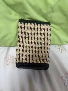 ハンドメイド　スマホポーチ　紐なし