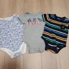 GAP ロンパース3点セット 半袖 男の子 70cm