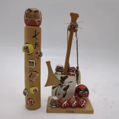 達磨 置物 4個セット 赤 だるま 縁起物 - メルカリ