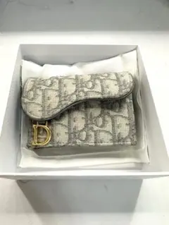 年末値下げ❣️Christian Dior グレー カードケース