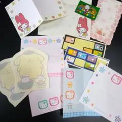 【当時物】サンリオ　バラメモ　シール　まとめ売り　メモ帳