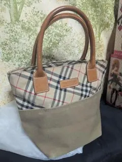 極美品　Burberrys チェック柄 ハンドバッグ