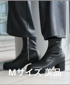 【人気】HARE MINIシャークZIPブーツ 厚底 M 黒 モード 美品のサムネイル