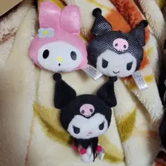 平成レトロ　マイメロディ　クロミ　　 マスコット　ミニポーチマスコット　2008