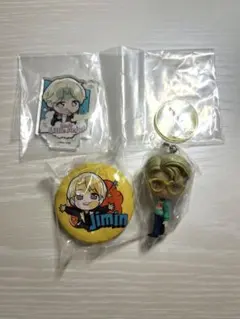 TinyTAN　JIMIN　缶バ　マスコット　アクスタ