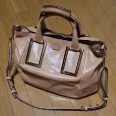 Chloe エテル ハンドバッグ ショルダーバッグ 2way ベージュのサムネイル