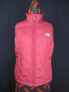 The North Face 中綿ベスト えんじ色 Women M 1009