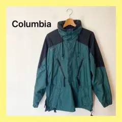 ☆Columbia マウンテンパーカー グリーン ブラックサイズLLくらいのサムネイル