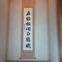 羽生田寂純 悠々千古心 掛軸 茶掛 紙本 - メルカリ