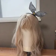 ミルク　うさぎ耳カチューシャ　ダイナー　レトロ　ギンガムチェック　平成のサムネイル