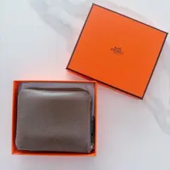 HERMES シルクイン コンパクト エトゥープ