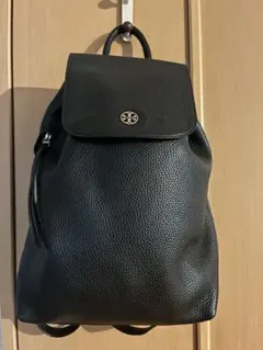 美品！TORY BURCH(トリーバーチ) リュック バックパック 黒 レザーのサムネイル