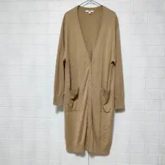 UNIQLO ユニクロ (L)　UVカット ドルマンスリーブ ロングカーディガン