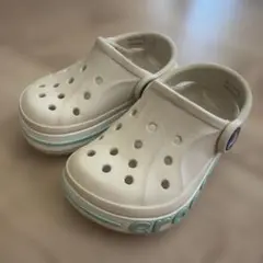 Crocs サンダル アイボリー ミントグリーンのサムネイル