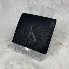 【未使用】Calvin Kleinブラックレザー コインケース