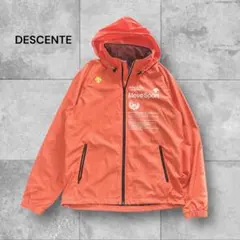 DESCENTE Move Sport フード付きナイロンジャケット オレンジ